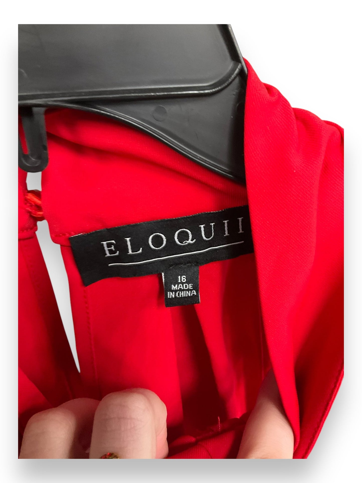 Top Sleeveless By Eloquii In Red, Size: Xl