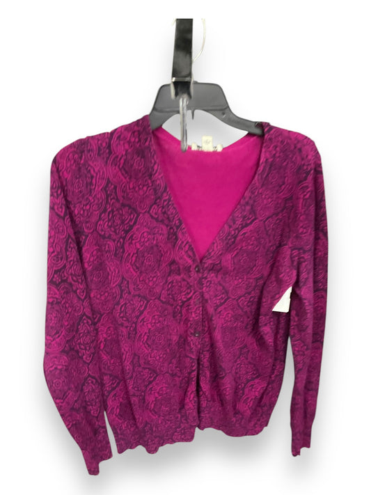 Cardigan By St Johns Bay In Purple, Size: L