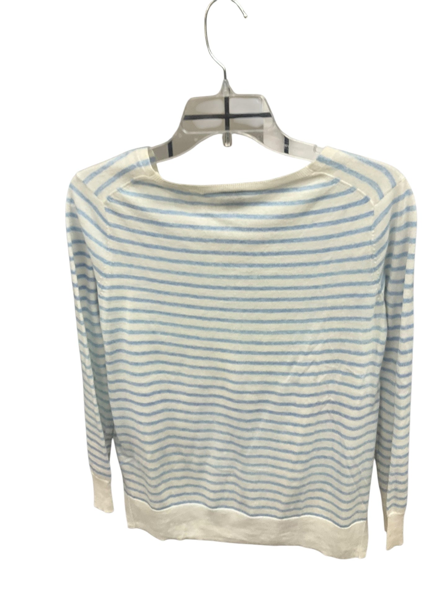 Top Long Sleeve By Gap In Blue & White, Size: Xs