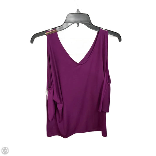 Top 3/4 Sleeve By Inc In Purple, Size: L