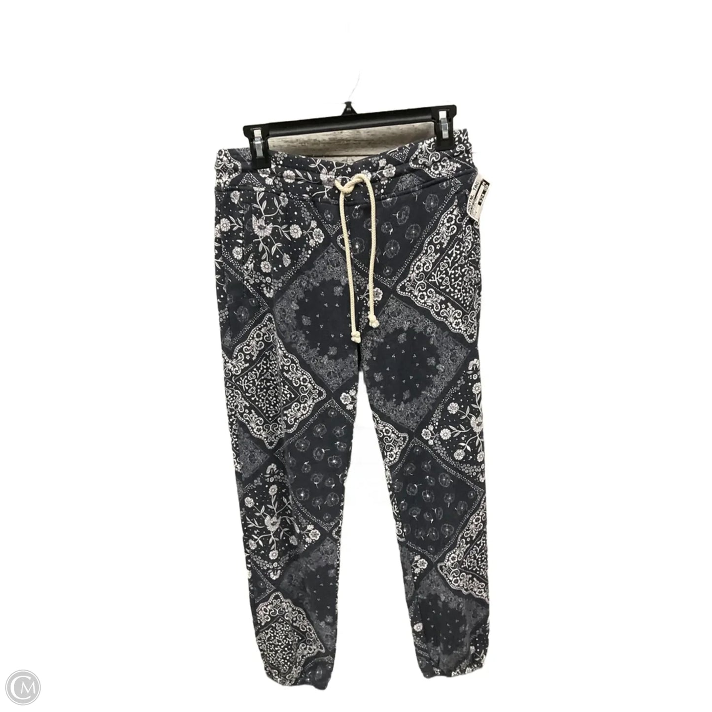Lounge Set Pants By Lou And Grey In Grey & White, Size: S