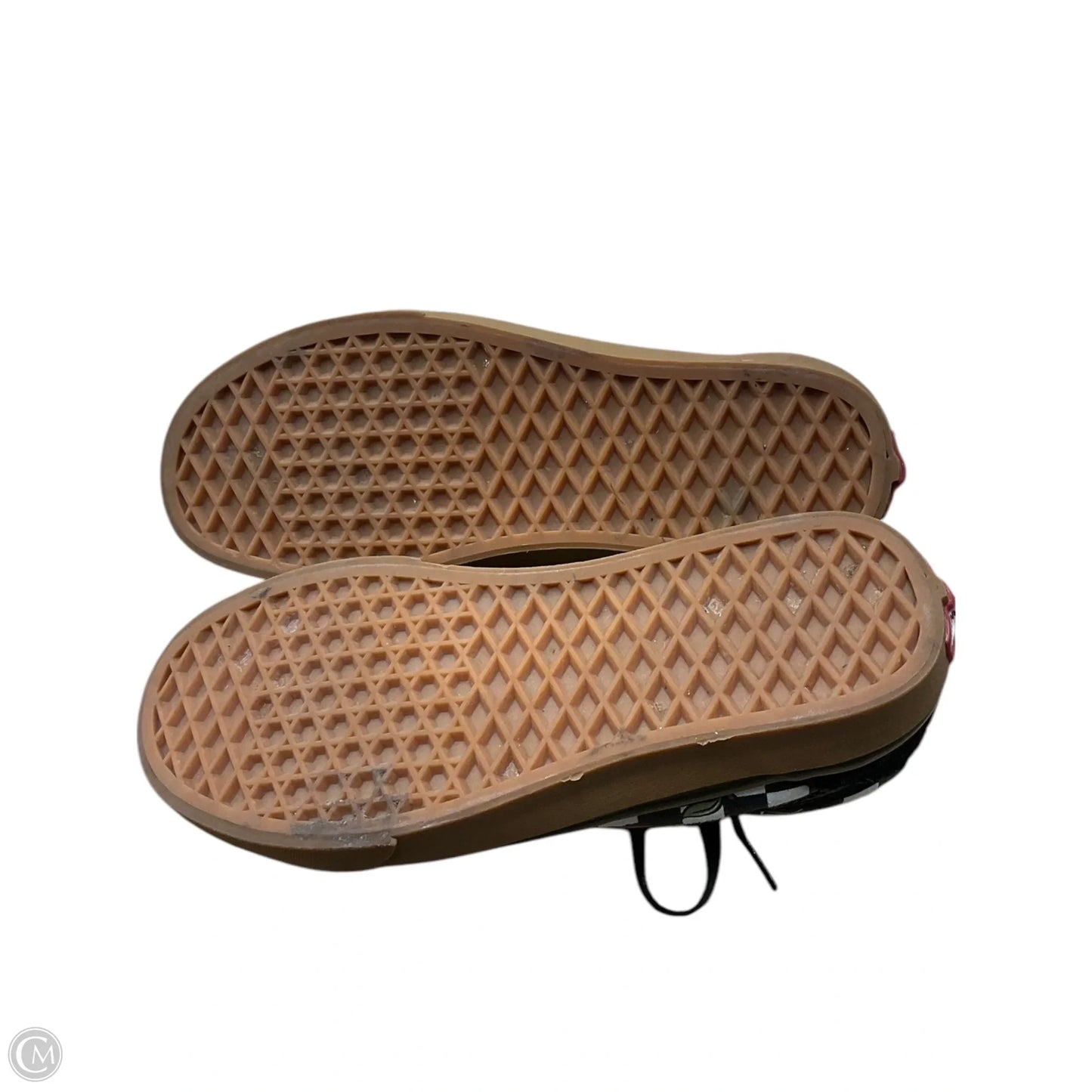 Shoes Sneakers By Vans In Black & Red, Size: 5.5