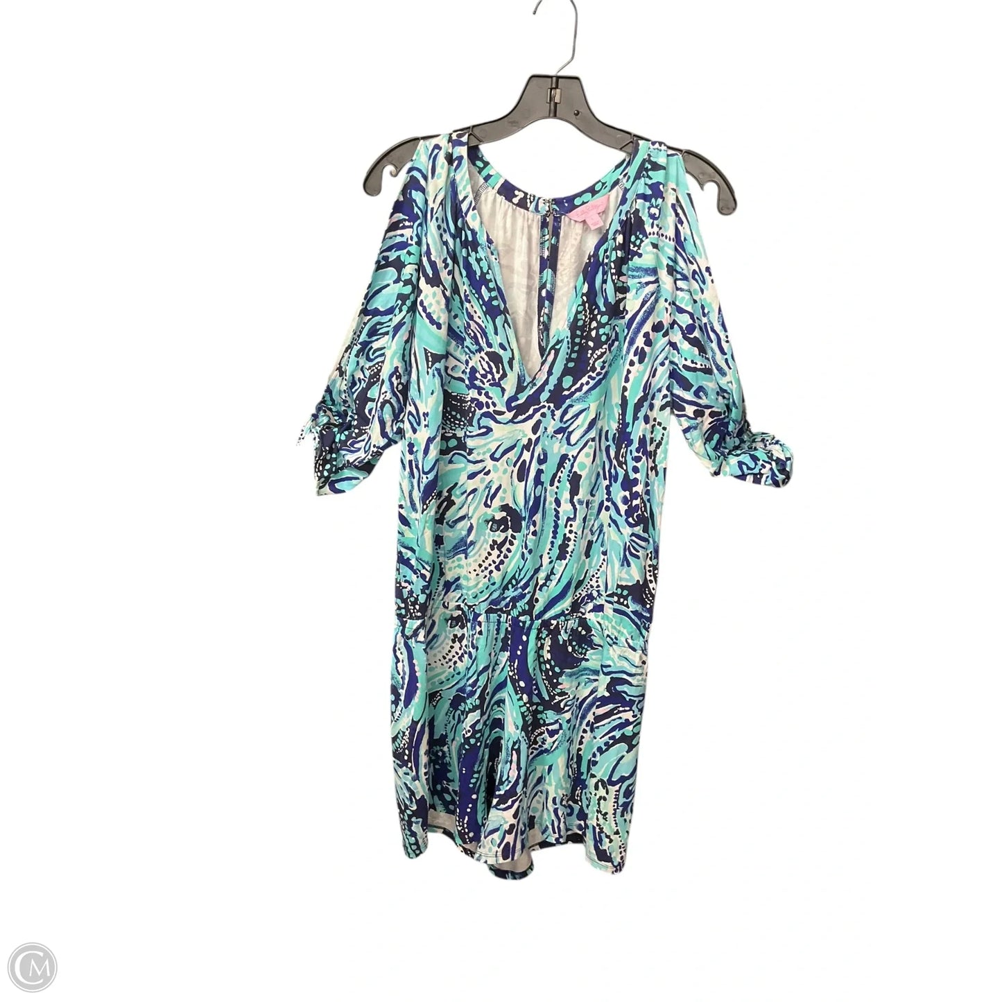 Romper Designer By Lilly Pulitzer In Blue, Size: L