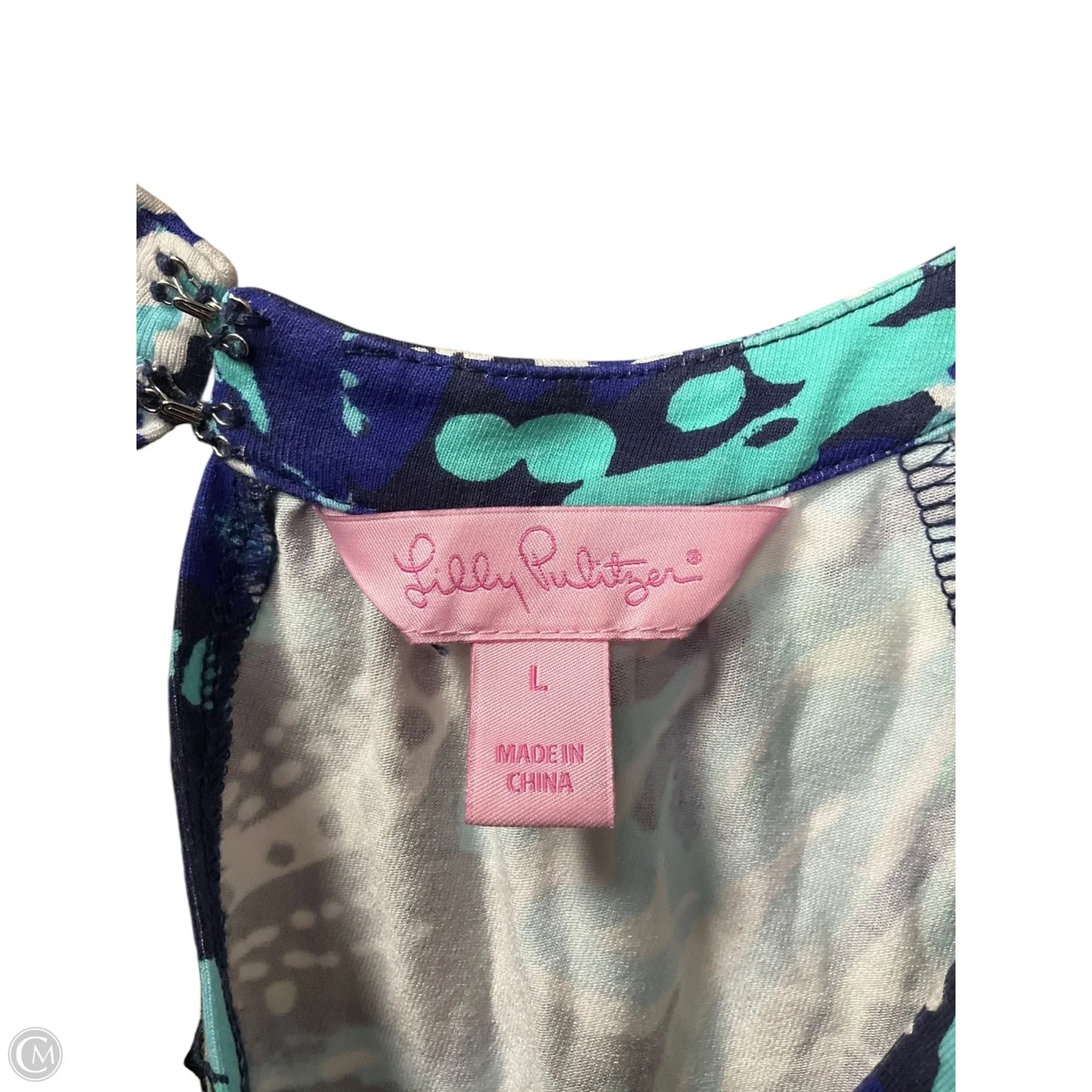 Romper Designer By Lilly Pulitzer In Blue, Size: L