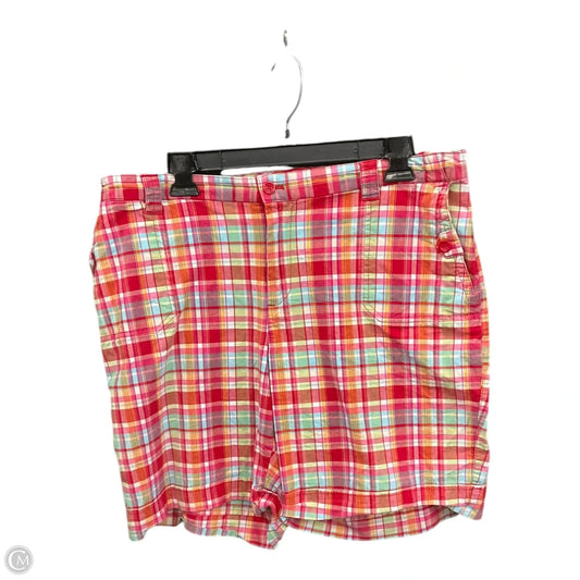 Shorts By Cj Banks In Checkered Pattern, Size: 16