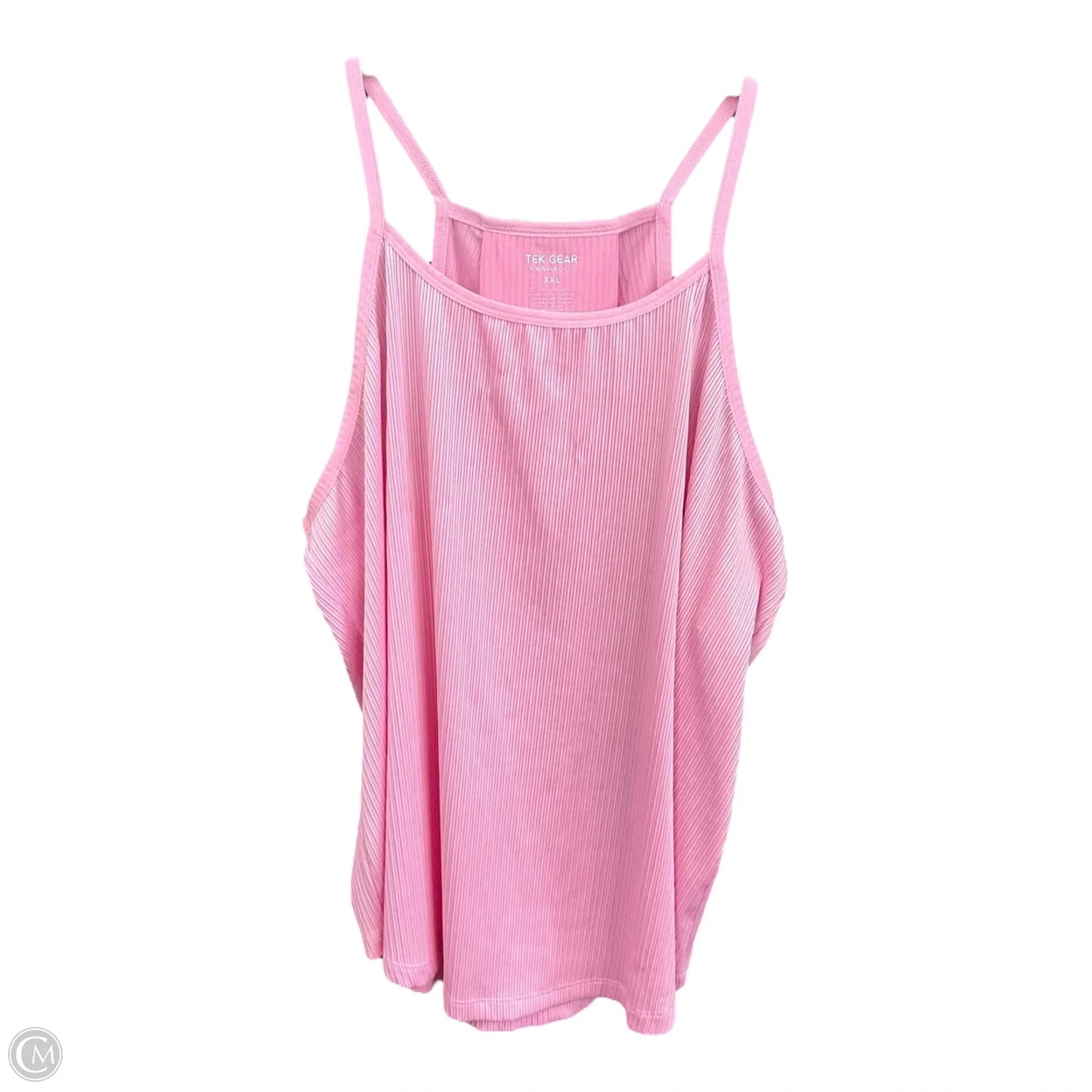 Athletic Tank Top By Tek Gear In Pink, Size: Xxl