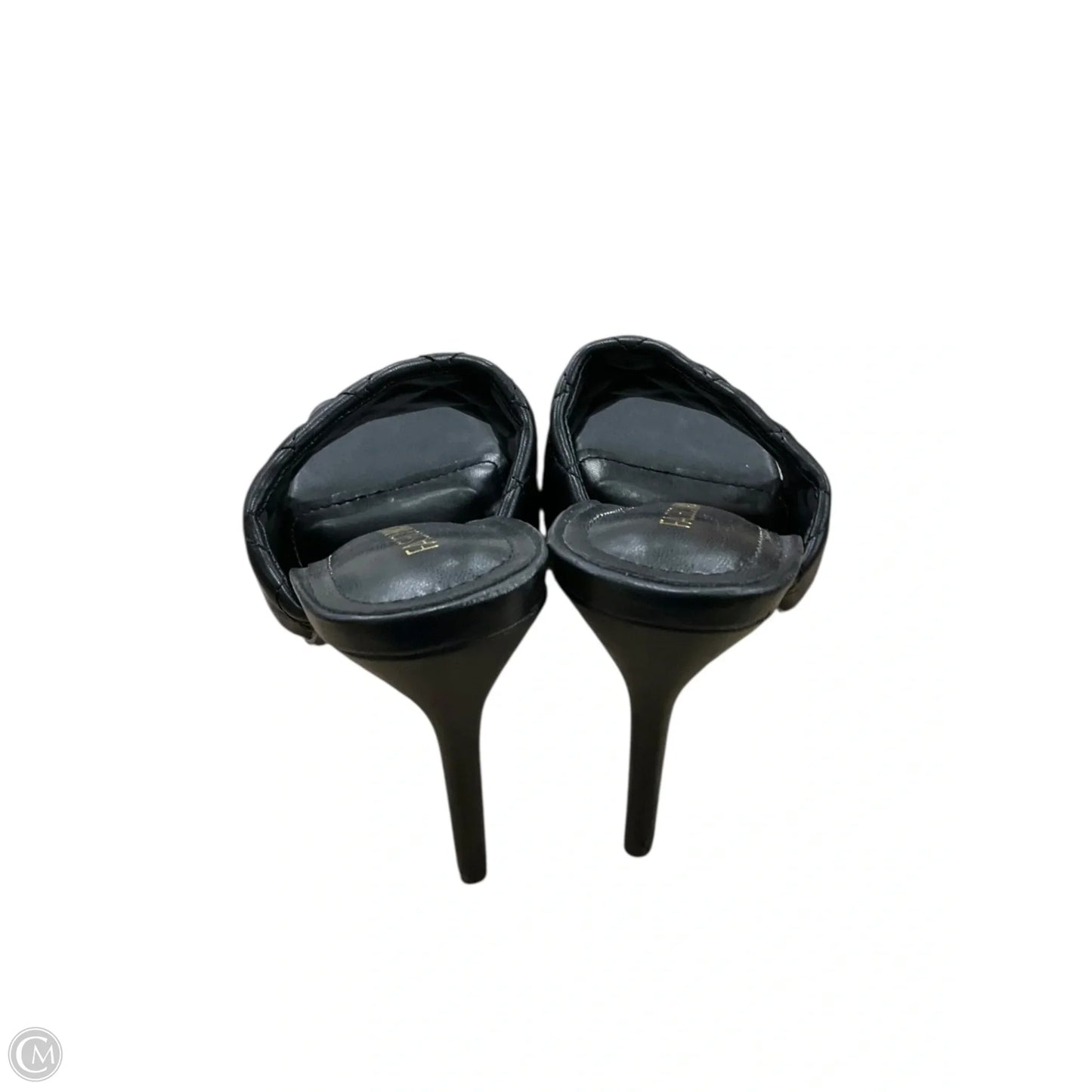 Sandals Heels Stiletto By Fashion Nova In Black, Size: 8