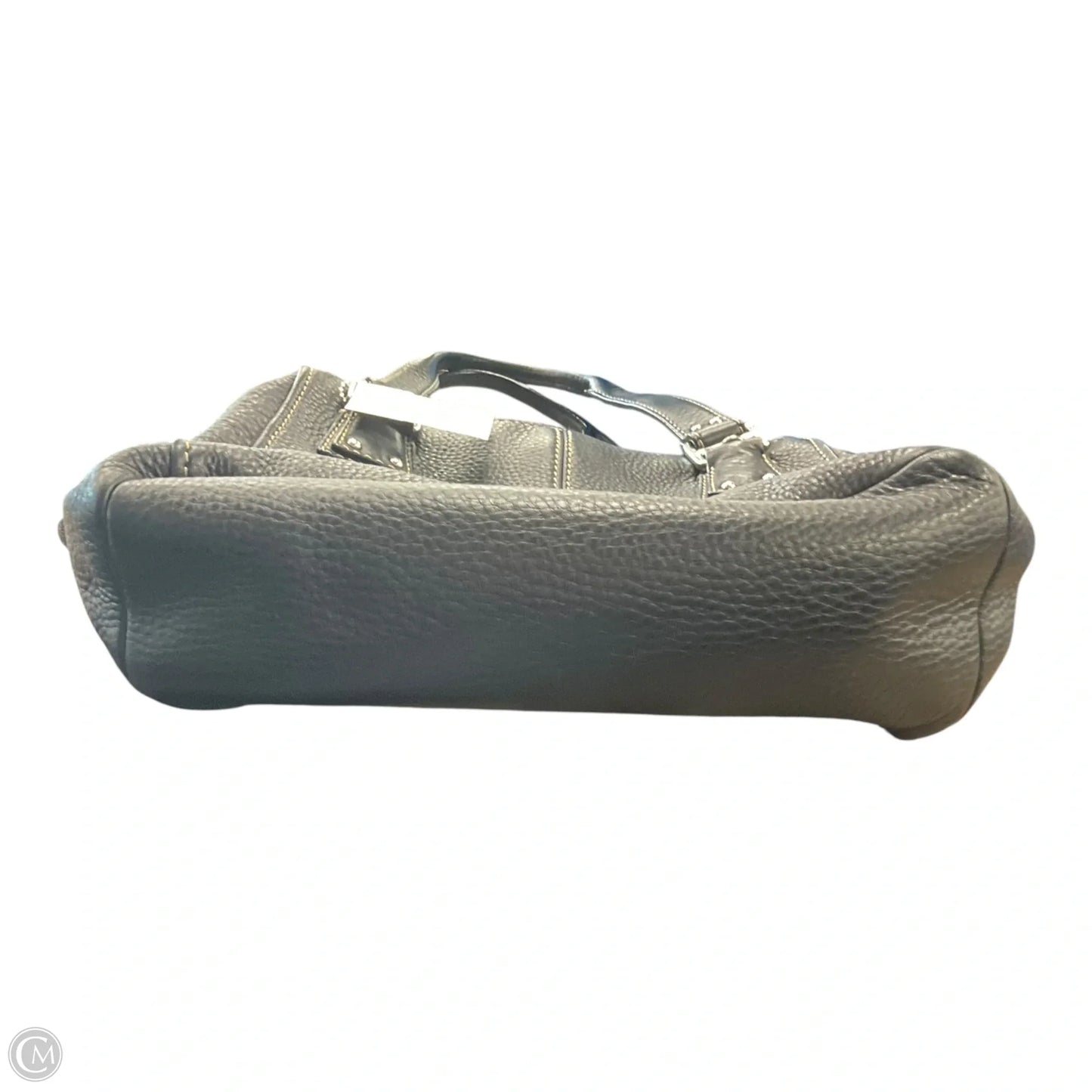 Handbag Leather By Fossil, Size: Medium