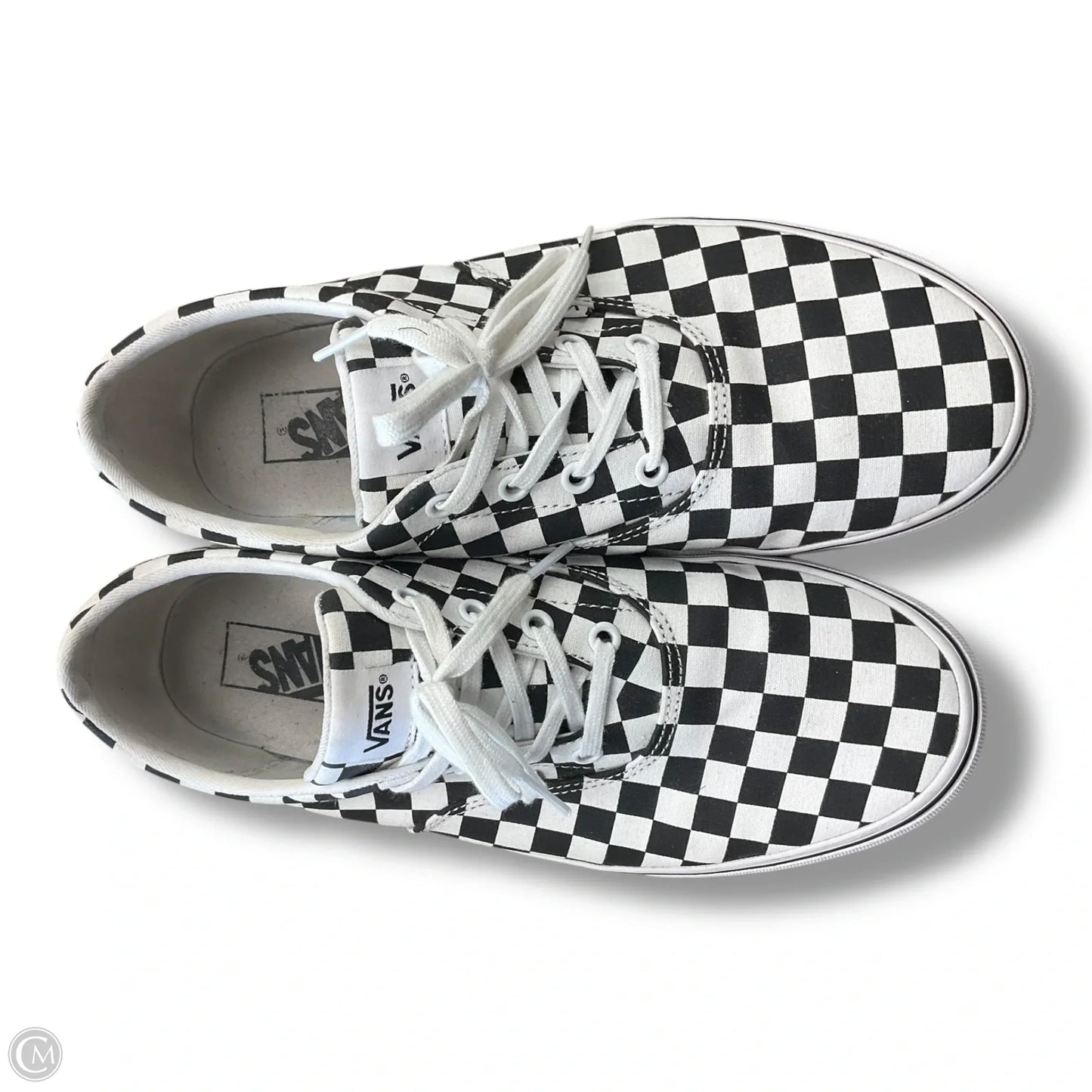 Shoes Sneakers By Vans In Black & White, Size: 11