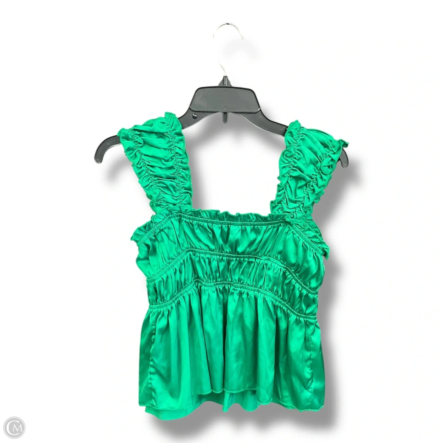 Top Sleeveless By Clothes Mentor In Green, Size: L
