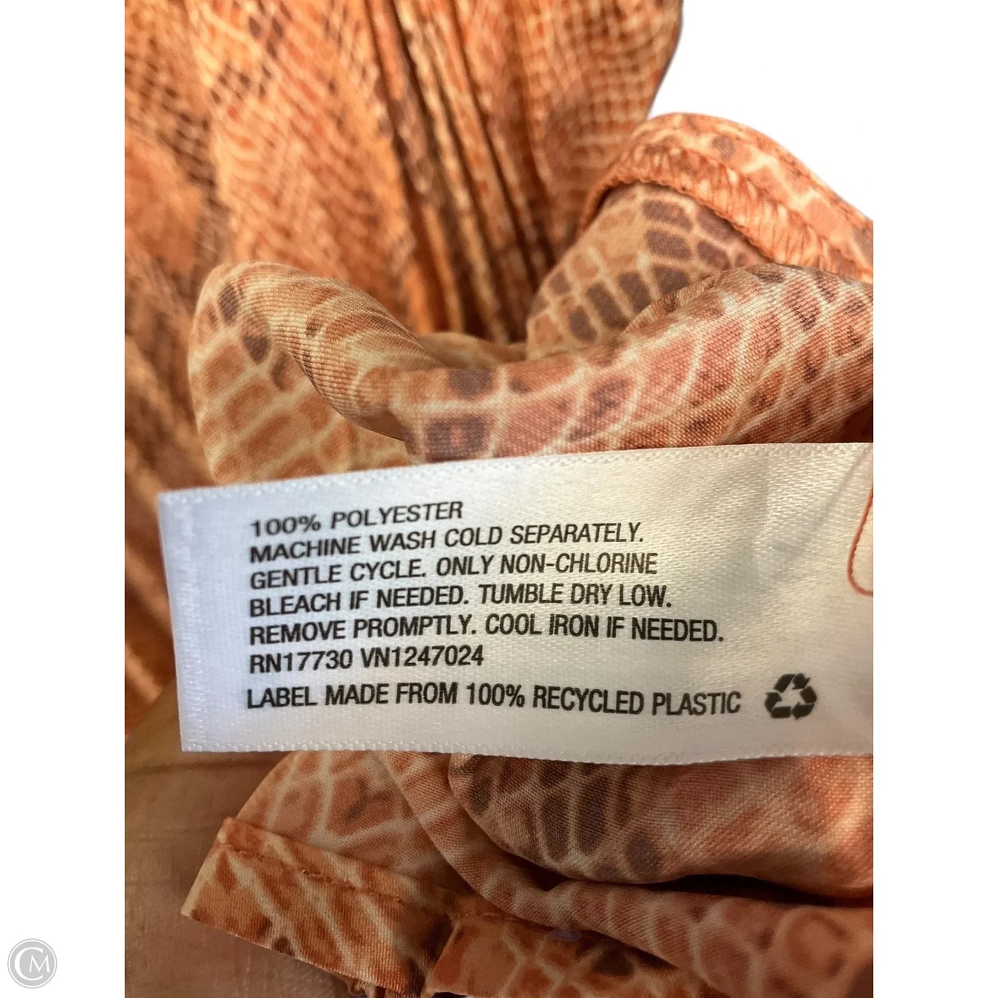 Dress Casual Maxi By Ava & Viv In Orange, Size: 2x