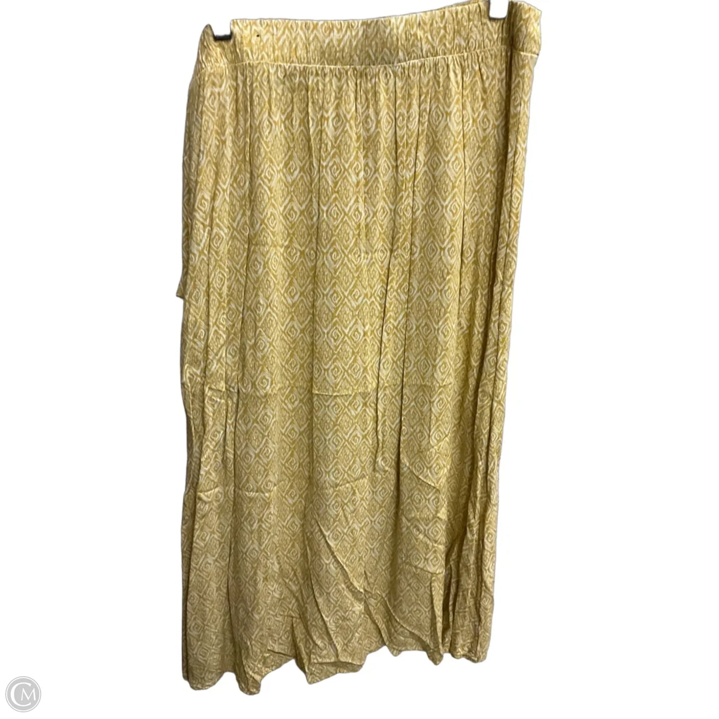Skirt Midi By Maurices In Yellow, Size: 12
