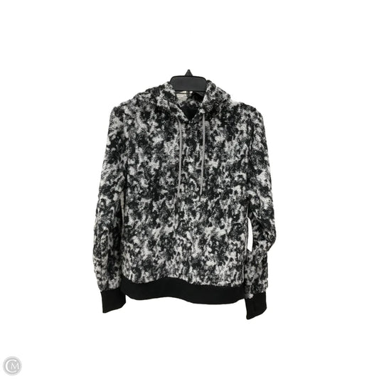 Athletic Sweatshirt Hoodie By Athleta In Black & Grey, Size: S