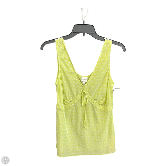 Top Sleeveless By Clothes Mentor In Yellow, Size: L