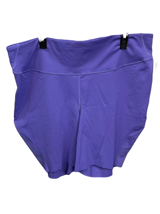 Purple Athletic Shorts Lululemon, Size 1x