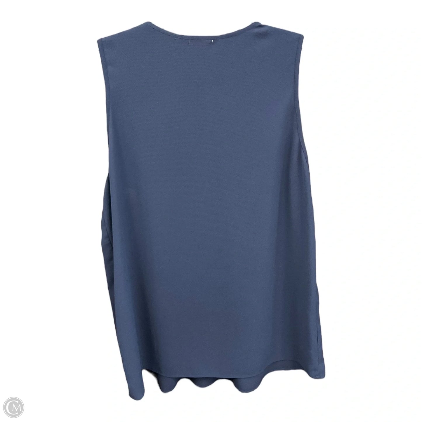 Top Sleeveless By Hazel In Blue, Size: 1x