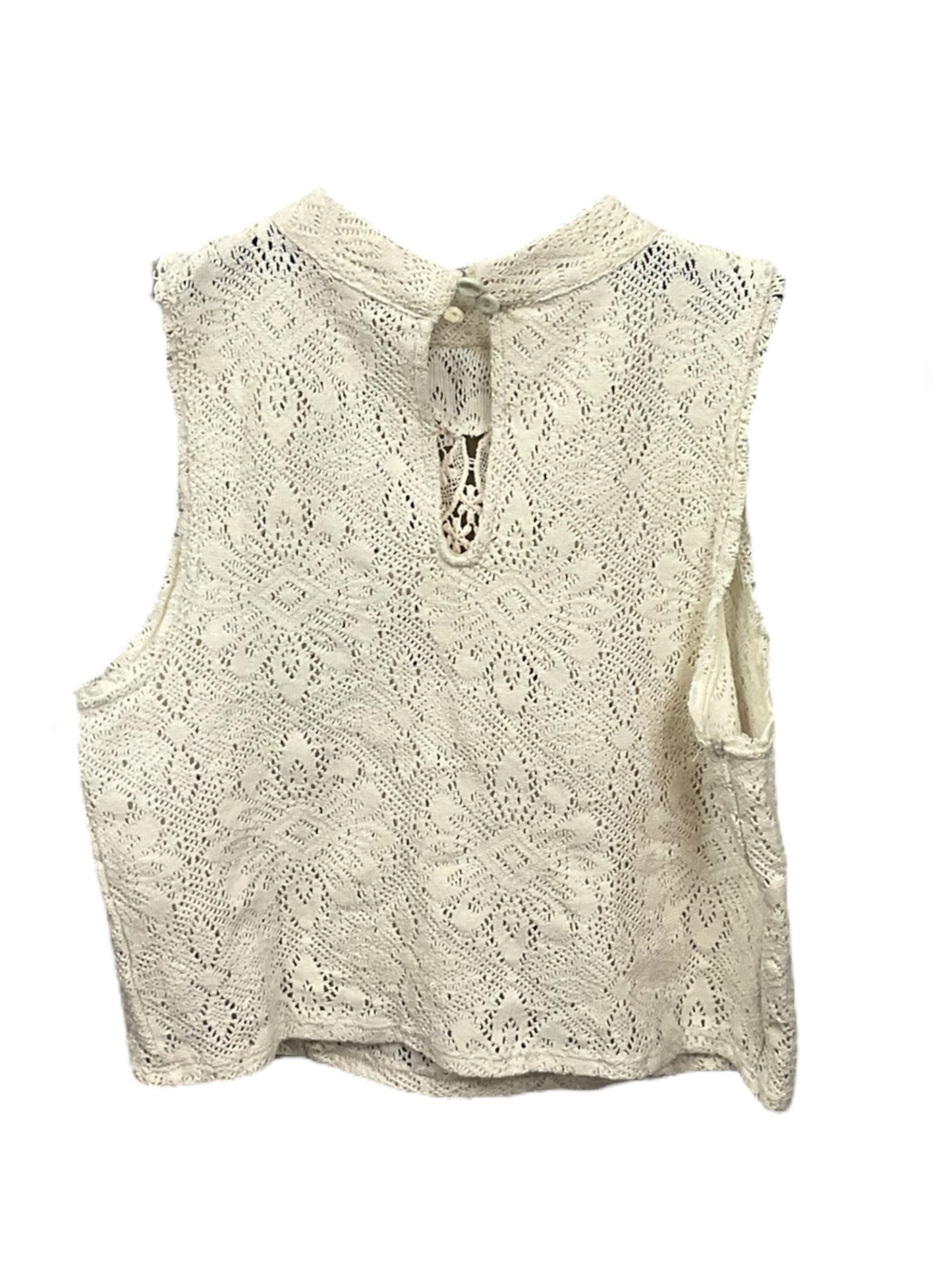 Cream Top Sleeveless Free People, Size S