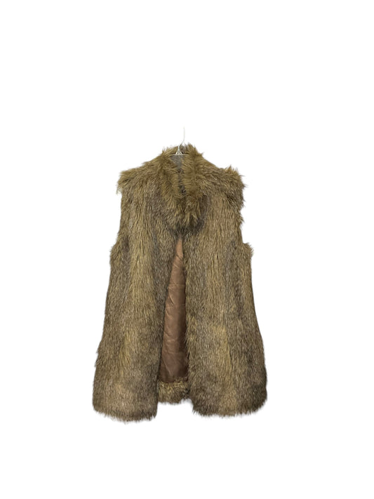 Vest Faux Fur & Sherpa By Rachel Zoe In Brown, Size: Xs