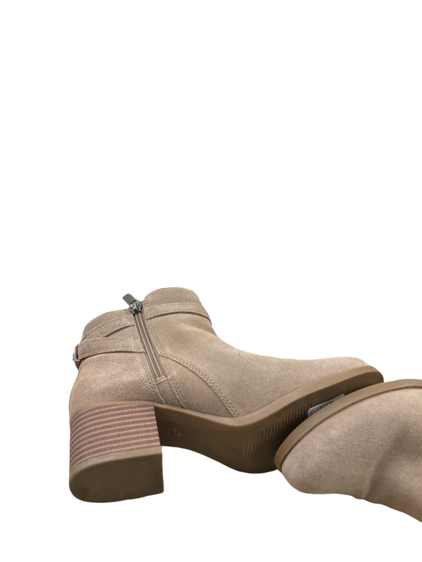 Boots Ankle Heels By Ugg In Beige, Size: 6.5