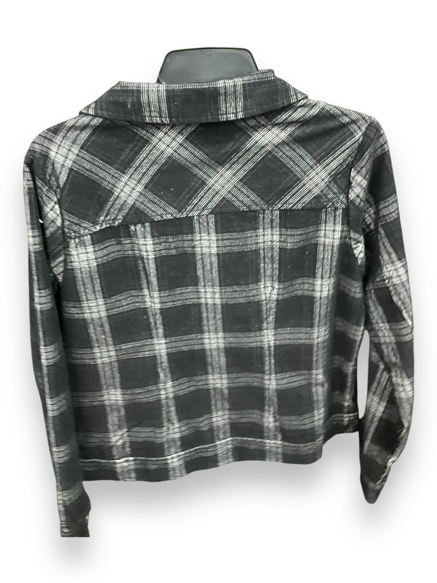 Jacket Other By Christopher And Banks In Black & White, Size: S