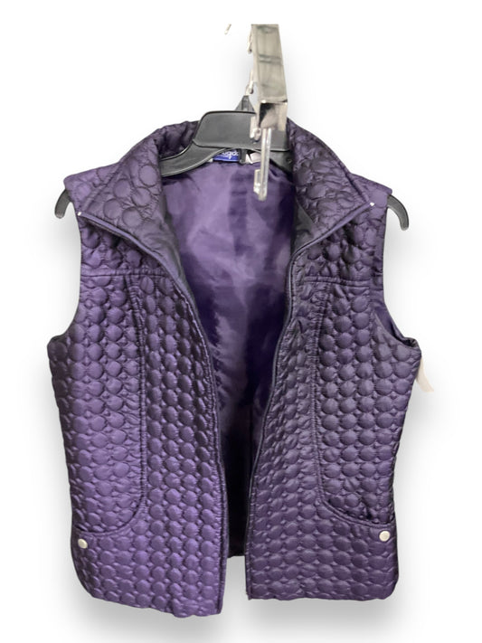 Vest Puffer & Quilted By Indigo In Purple, Size: M