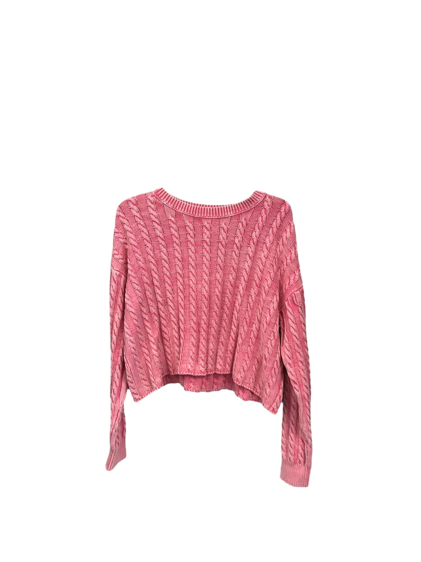 Sweater By Lucky Brand In Pink, Size: M