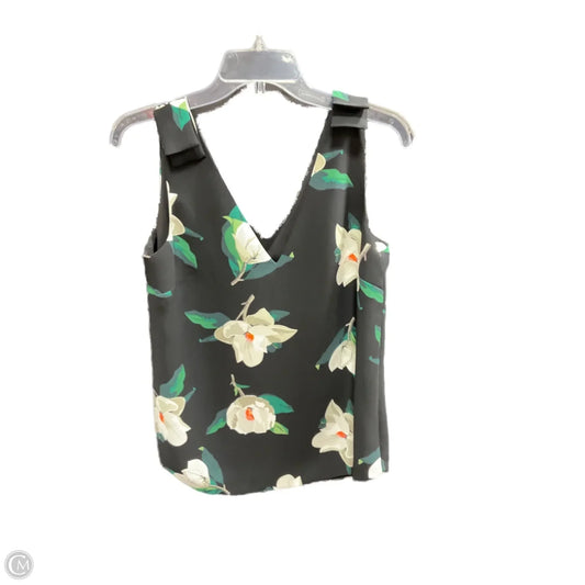 Top Sleeveless By Banana Republic In Floral, Size: S