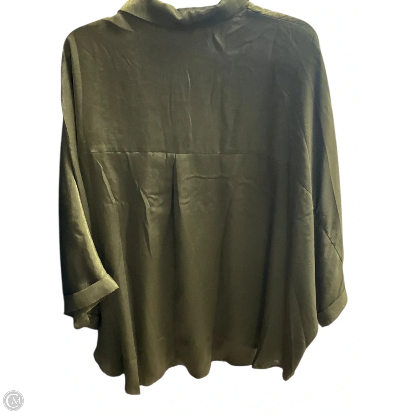 Top Short Sleeve By Andree By Unit In Green, Size: 2x