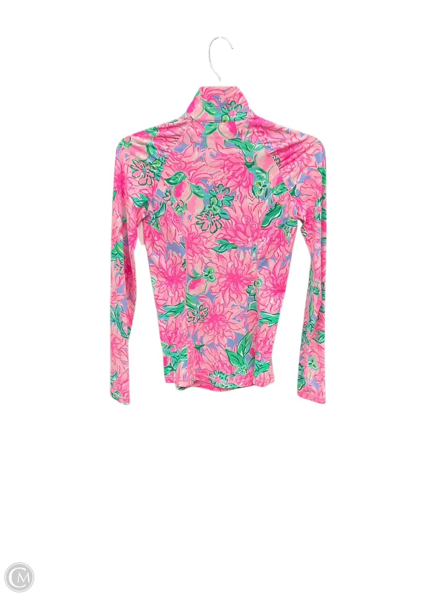 Top Long Sleeve Designer By Lilly Pulitzer In Floral Print, Size: Xxs