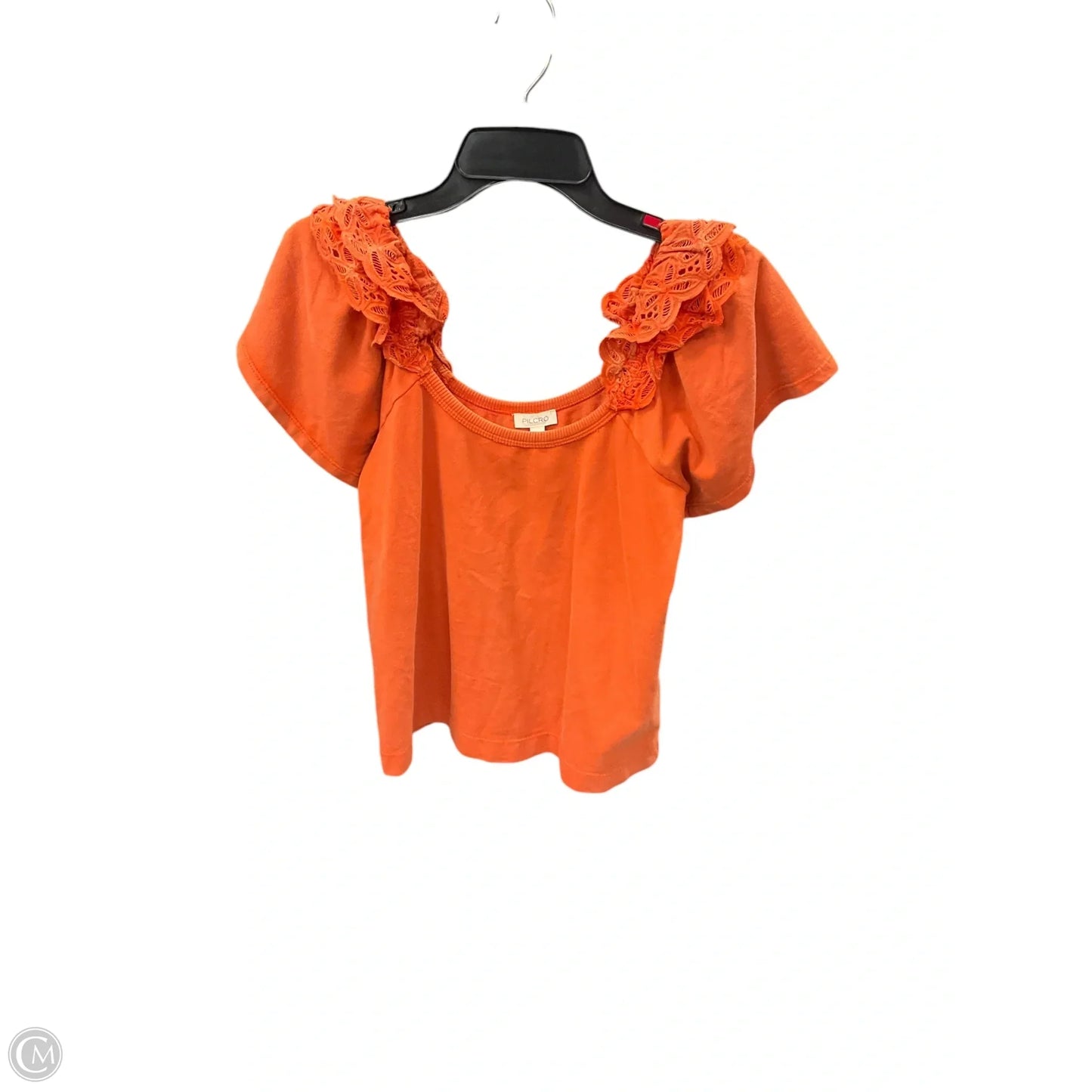 Top Short Sleeve By Pilcro In Orange, Size: Xs