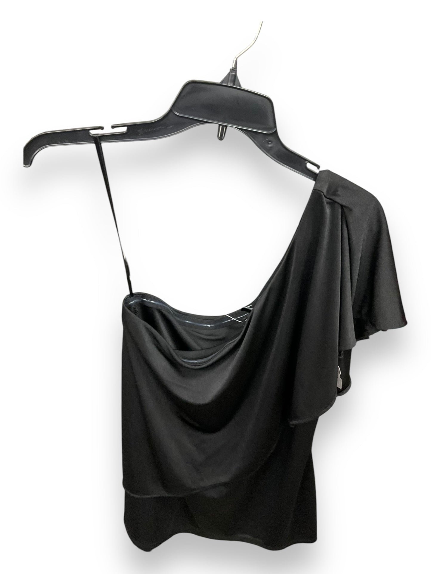 Top Short Sleeve By White House Black Market In Black, Size: L