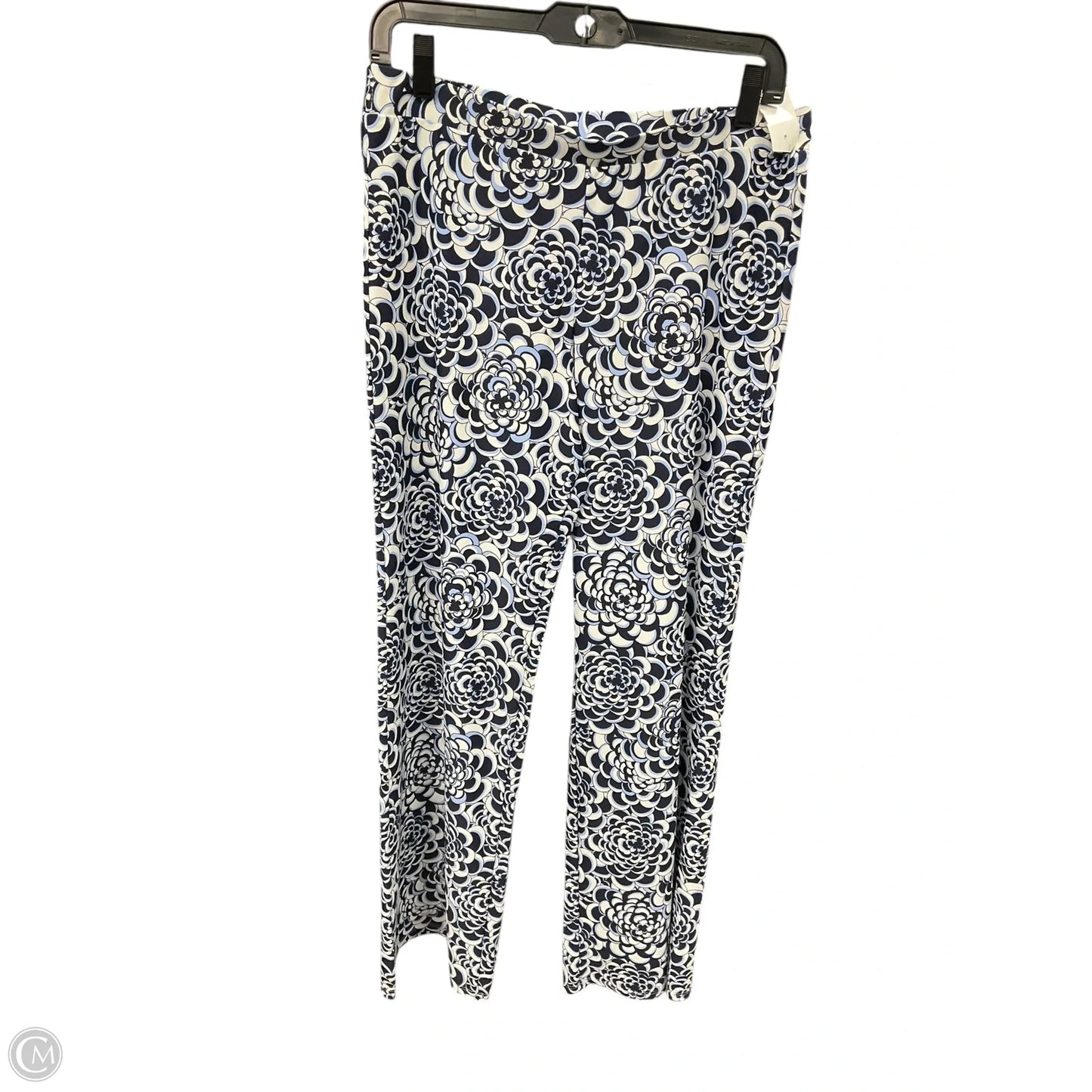 Pants Wide Leg By Jude Connally In Blue & White, Size: 4
