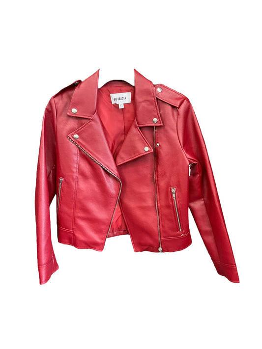 Jacket Moto Leather By Bb Dakota  Size: Xs