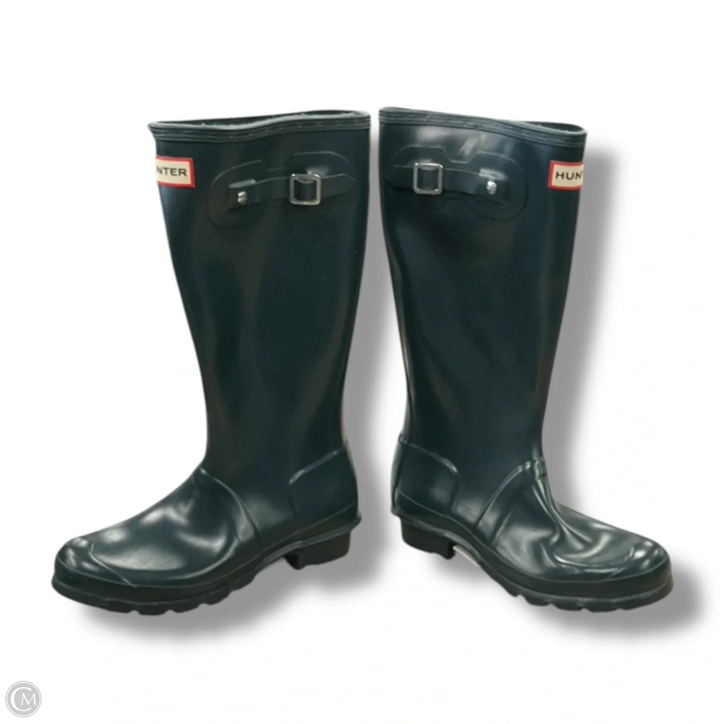 Boots Rain By Hunter In Green, Size: 5.5