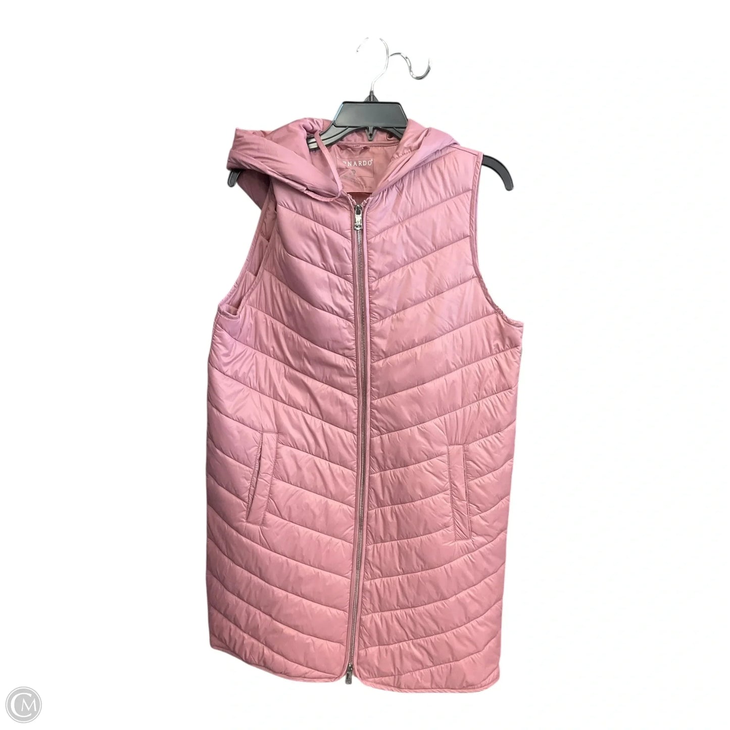 Vest Puffer & Quilted By Bernardo In Pink, Size: M