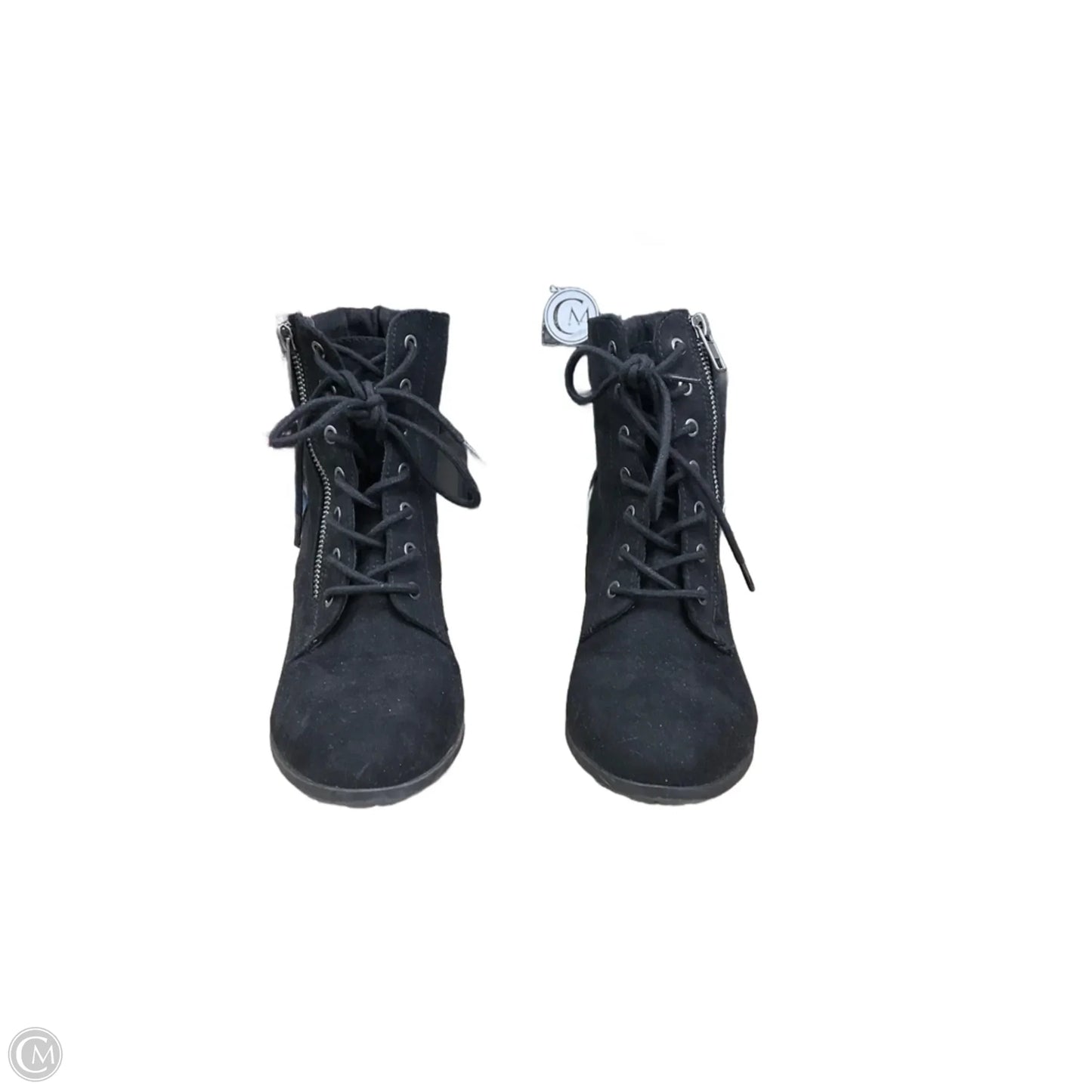 Boots Ankle Heels By Madden Girl In Black, Size: 8