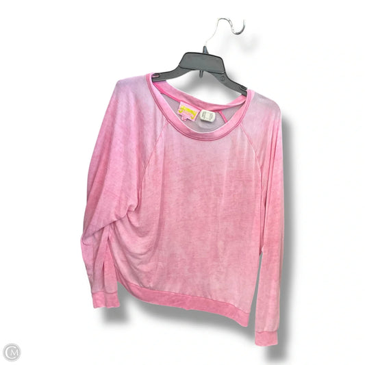 Top Long Sleeve Basic By Clothes Mentor In Pink, Size: L