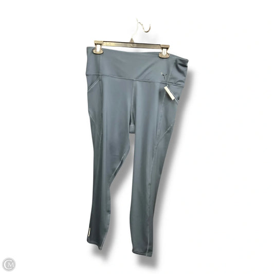 Athletic Leggings By Puma In Blue, Size: 1x