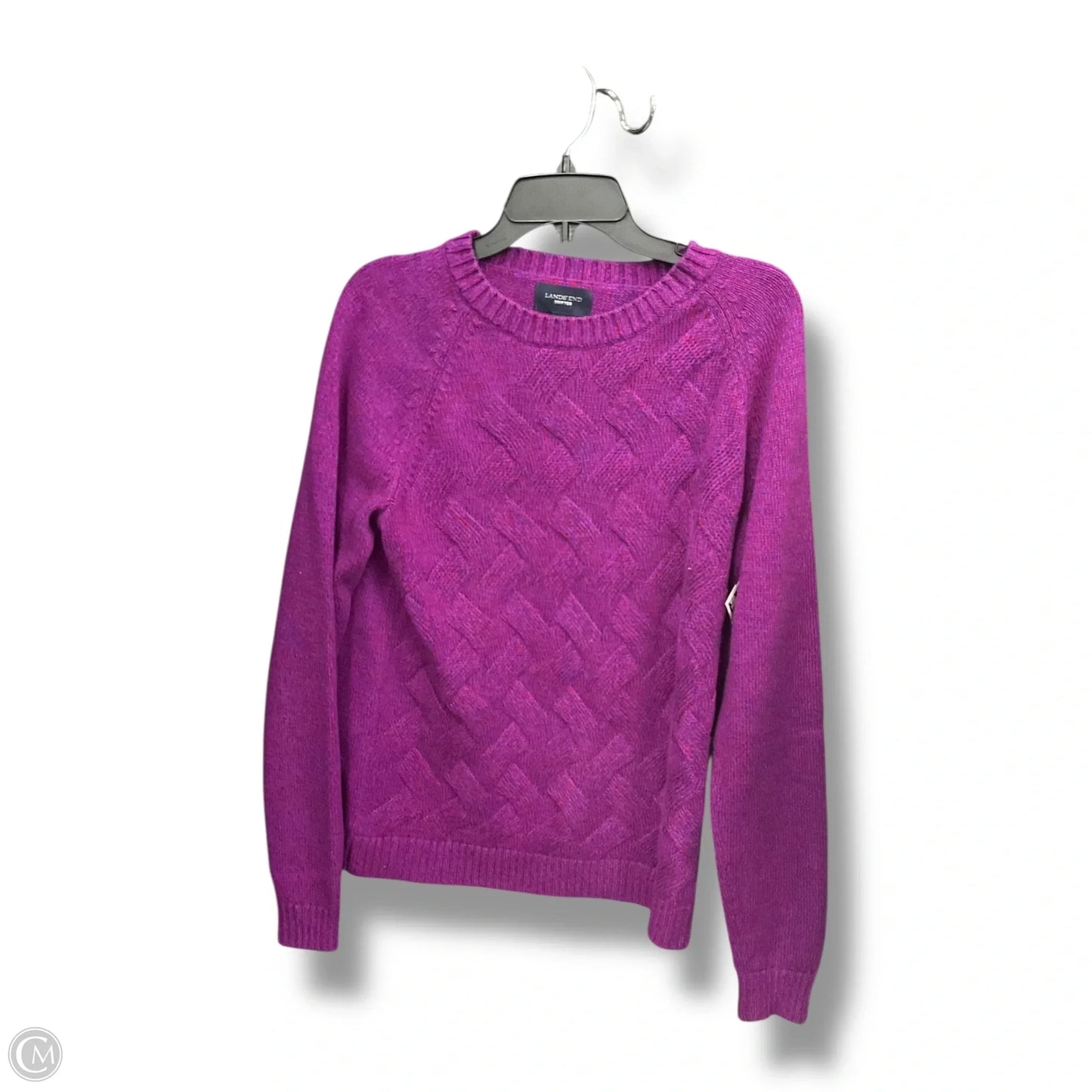 Sweater By Lands End In Purple, Size: Xl