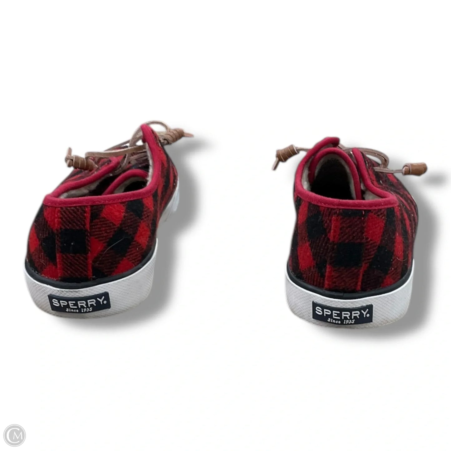 Shoes Flats By Sperry In Plaid Pattern, Size: 7.5