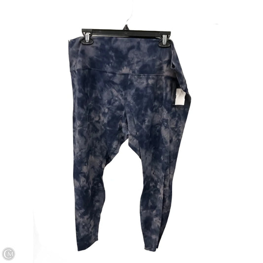 Athletic Leggings By Lululemon In Blue, Size: 2x