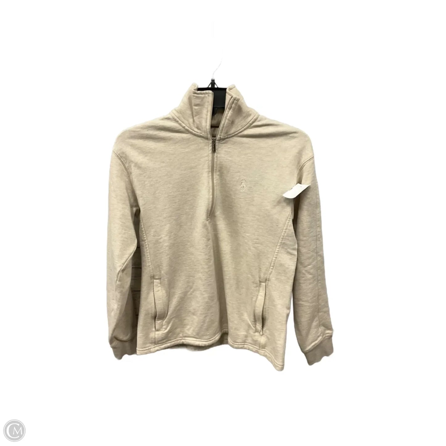 Top Long Sleeve By Ralph Lauren In Cream, Size: S
