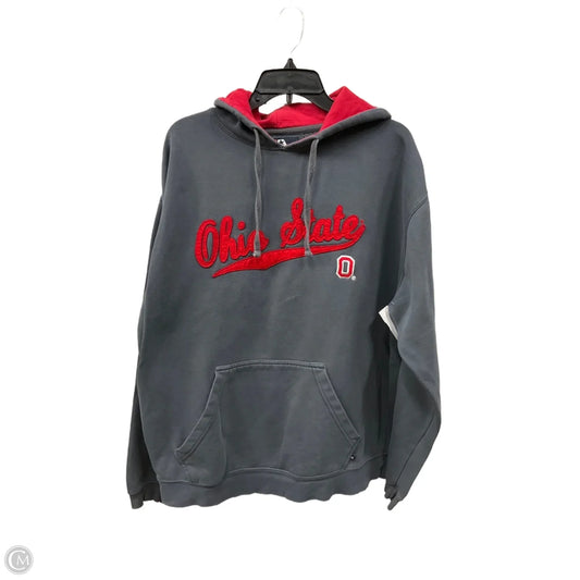 Sweatshirt Hoodie By Clothes Mentor In Blue, Size: Xl