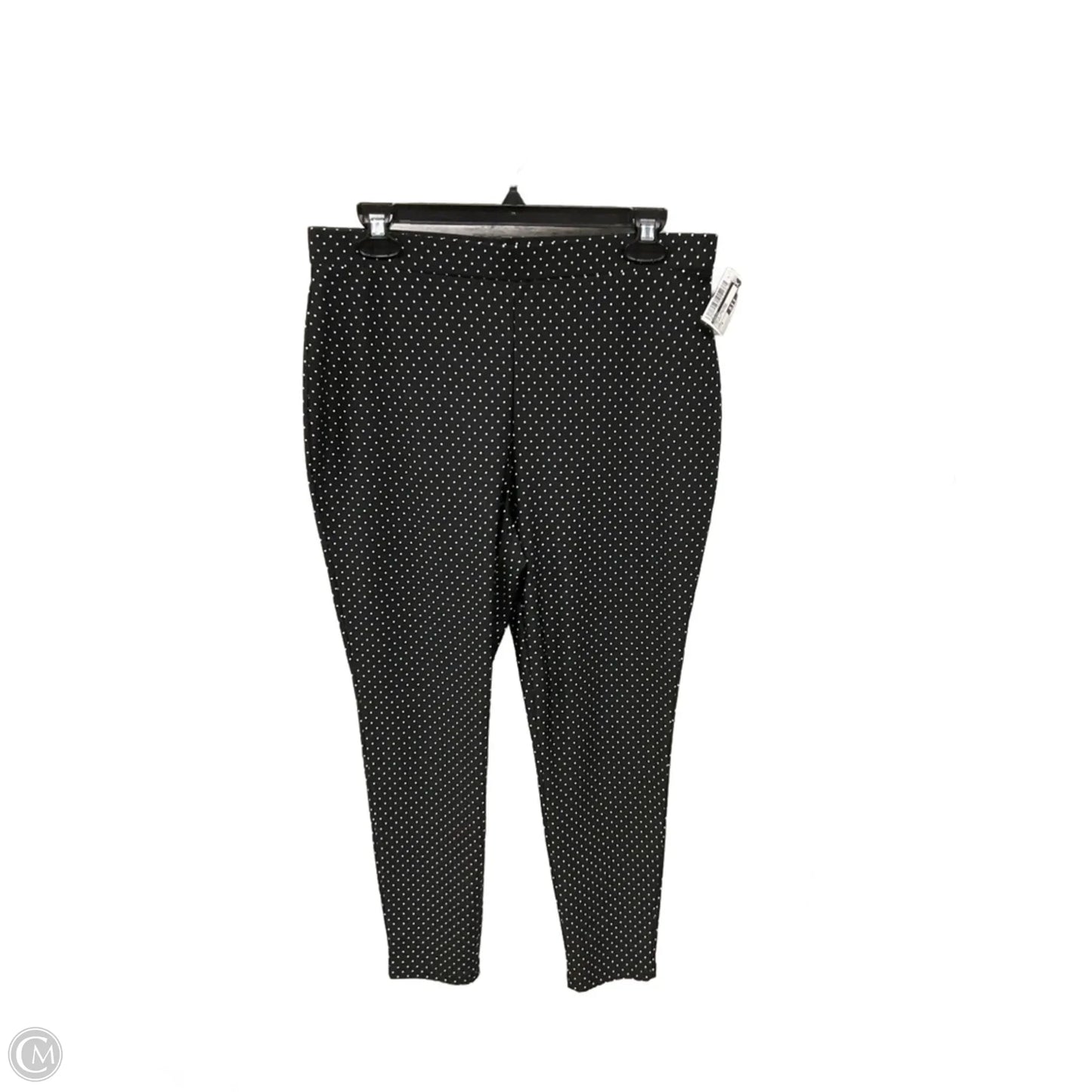 Pants Leggings By Chicos In Polkadot Pattern, Size: 8