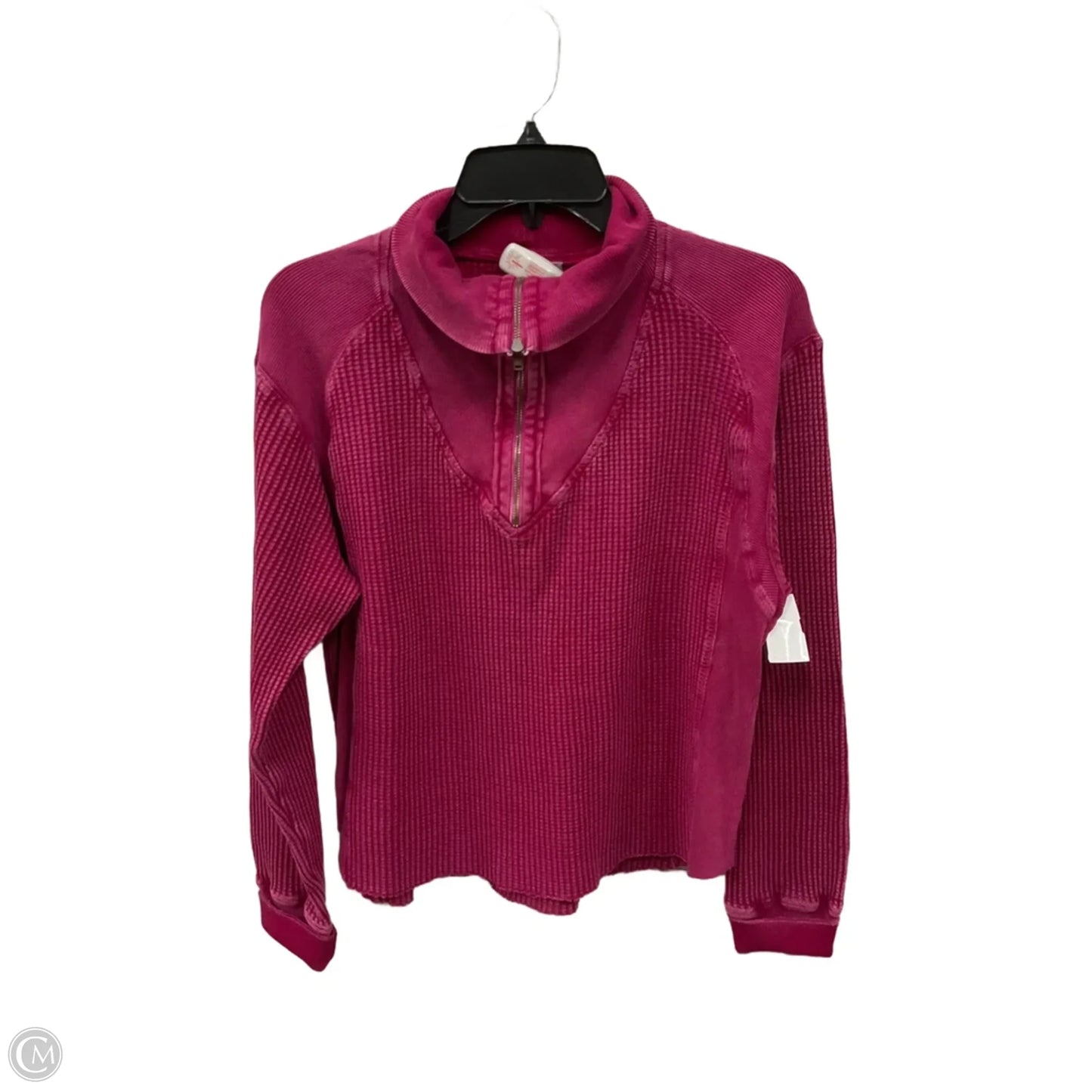 Top Long Sleeve By Free People In Pink, Size: Sp