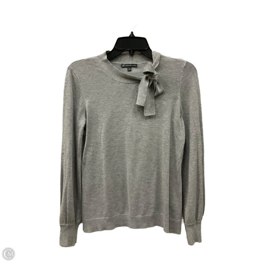 Top Long Sleeve Basic By Adrianna Papell In Grey, Size: S