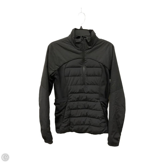 Athletic Jacket By Lululemon In Black, Size: M