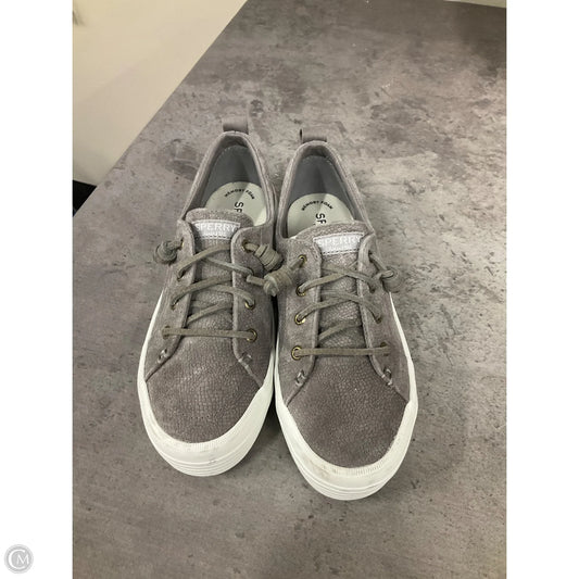 Shoes Sneakers By Sperry In Grey, Size: 6.5