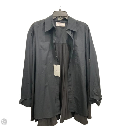 Blouse Long Sleeve By Cma In Black, Size: L