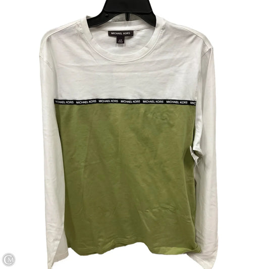 Top Long Sleeve Designer By Michael Kors In Multi-colored, Size: L